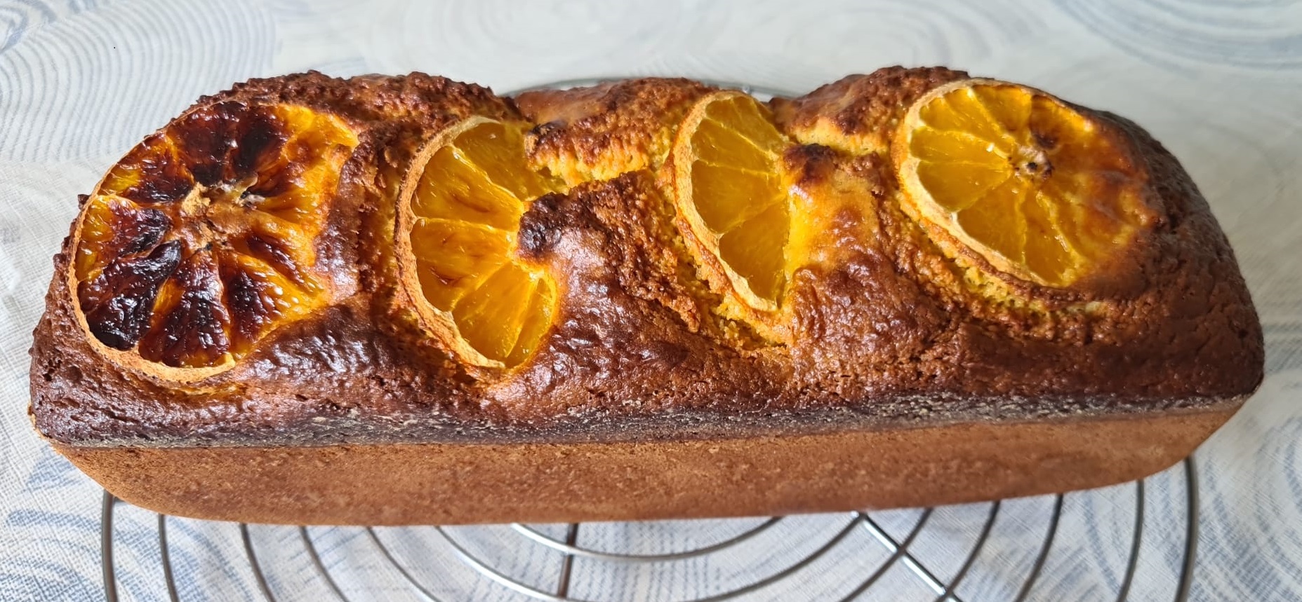 Cake pois chiche orange1